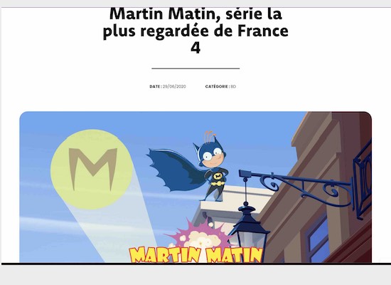 La presse et Martin matin